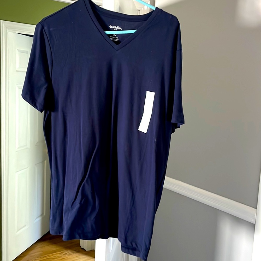Goodfellow & Co short sleeve T shirt NWT blue large